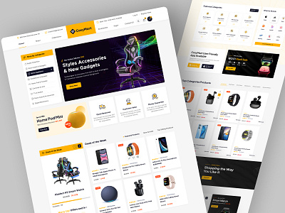 Mart-eCommerce Store Website || Supermarket || Shop Design cart ecommerce ecommerce site design gadget shop modern shop online shop online store product page design shopify website smart phone website store design suppermarket web ui