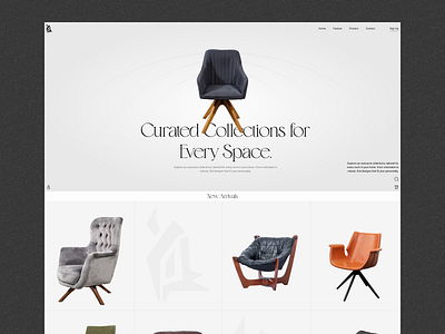 Furniture E-commerce alif app commerce e e commerce figma furniture furniture e commerce hero land landingpage modern pages shop site ui ui ux design web webdesign website