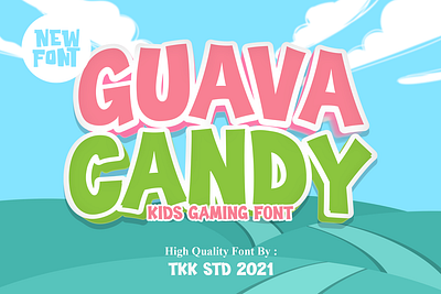 Guava Candy – Kids and Gaming Font energetic.