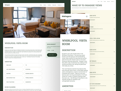 Mahagera - Resort Hotel Framer Website Design Template all pages framer website hotel website landing page resort hotel resort website ui design uiuxdesign website website template