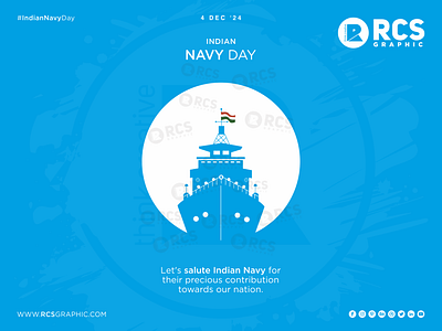 Indian Navy Day 🚢🇮🇳 branding graphic design indian navy day printing rcs graphic