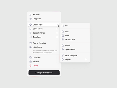 Dropdown Menu clean design system dropdown halal lab hugeicons pro interface menu minimalism nav nav menu navigation sidenav ui design uiux user experience