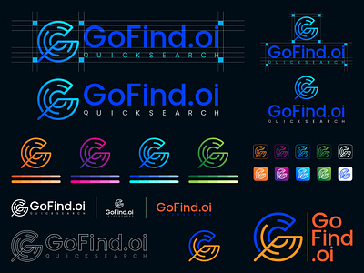 GoFind Logo design | Unused | Ready For Sale a b c d e f g h i j k l m n o p abstract logo b c f h i j k m p q r u v w y z brand identity ecommerce fintech free it logo logo design logo designer logo ideas logo inspirations saas simple tech company technology typography usa logo designer vector virtual reality