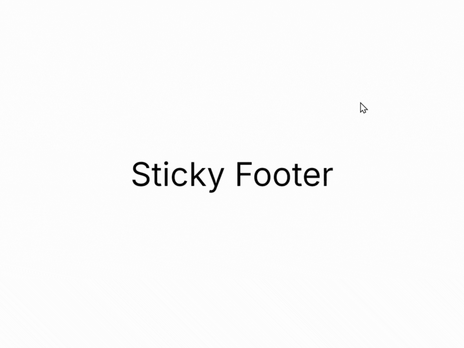 Smooth Sticky Footer | Nextjs css footer html js nextjs smoothscroll smoothwebsite stickyfooter ui webdesign webproject websitedevelopment