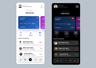 Payment App wallet UI Design app design graphic design graphic designer mobile app mobilw money app payment app payment method ui ui design ui designer user interface ux design wallet