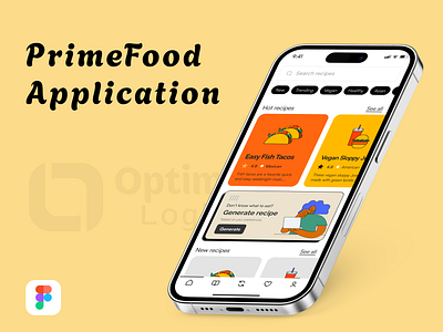 Welcome to the PrimeFood App Design Project! 🍴 3d animation branding graphic design logo ui