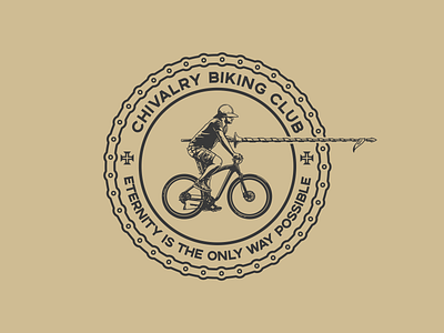 Chivalry biking club branding design graphic design illustration print t shirt t shirtprint typography vector