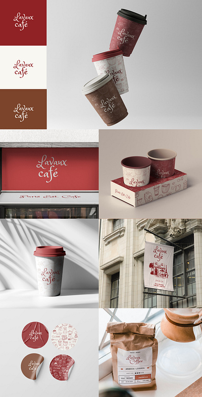 Cafe Branding branding graphic design illustration logo vector