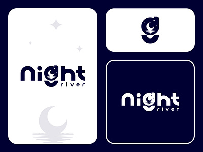 Night River Resort: Moonlit Elegance Text-Logo Design brand identity branding design flat logo graphic design illustration logo logo design logo designs logomaker logos logotype minimal logo minimalist logo modern logo simple logo text logo typography logo unique logo wordmark logo