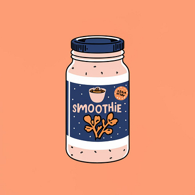 Smoothie illustration graphic design illustrations logo