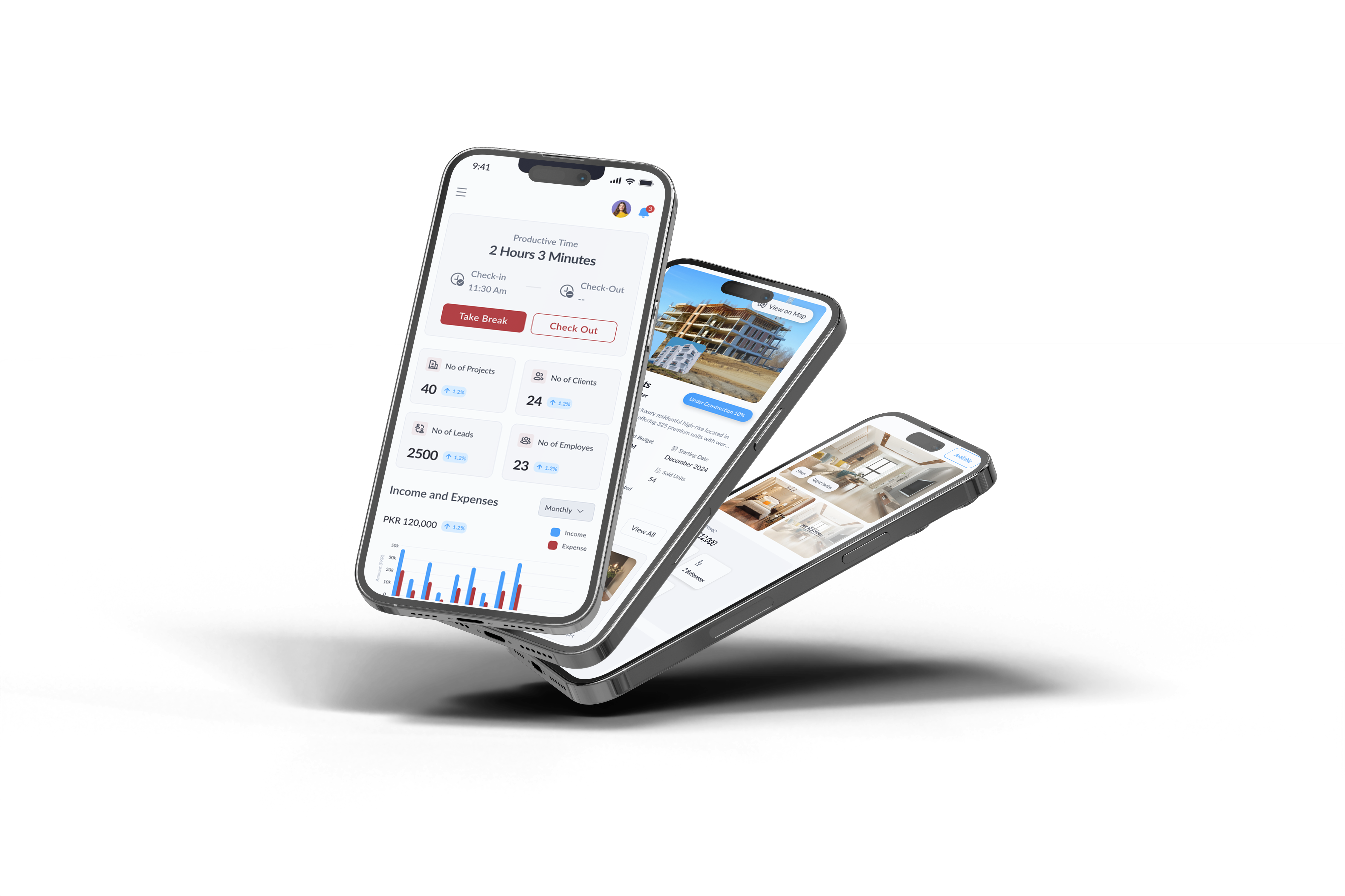 Decent Group - Mobile App 3d animation app branding dashboard design graphic design illustration logo mobile motion graphics typography ui ux vector