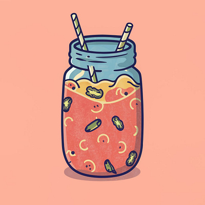 Smoothie illustration graphic design illustrations logo