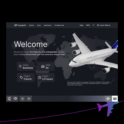 Flight tickets booking website 3d animation branding flight graphic design logo motion graphics ticketsbooking ui website