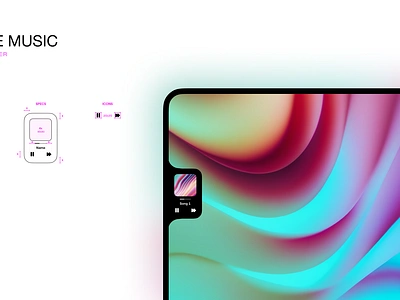 🎶 Apple Music Liquid Player apple design liquid mac os music organic player product design ui ux