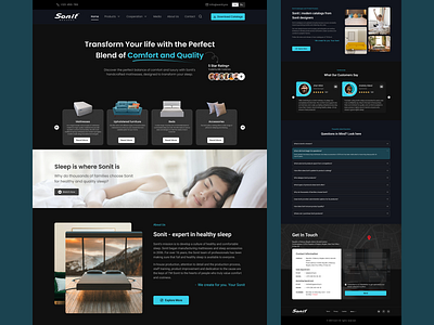 Sonit Landing Page creativewebdesign humancentereddesign landingpagedesign ui uiuxdesign userexperience uxdesign uxinspiration webdesigninspiration