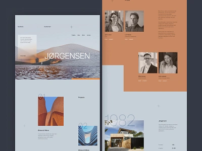 Architecture Website Concept about architecture concept framer grid design hero landing page minimal real estate scandinavian typography ui