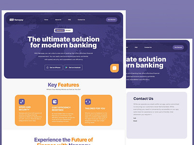 Fintech Design business website digital banking financial services financial technology financial tools fintech ui innovation interactive design minimal design mobile app modern ui online transactions payment gateway payment platform professional design responsive design seamless design sleek interface startup website tech solutions