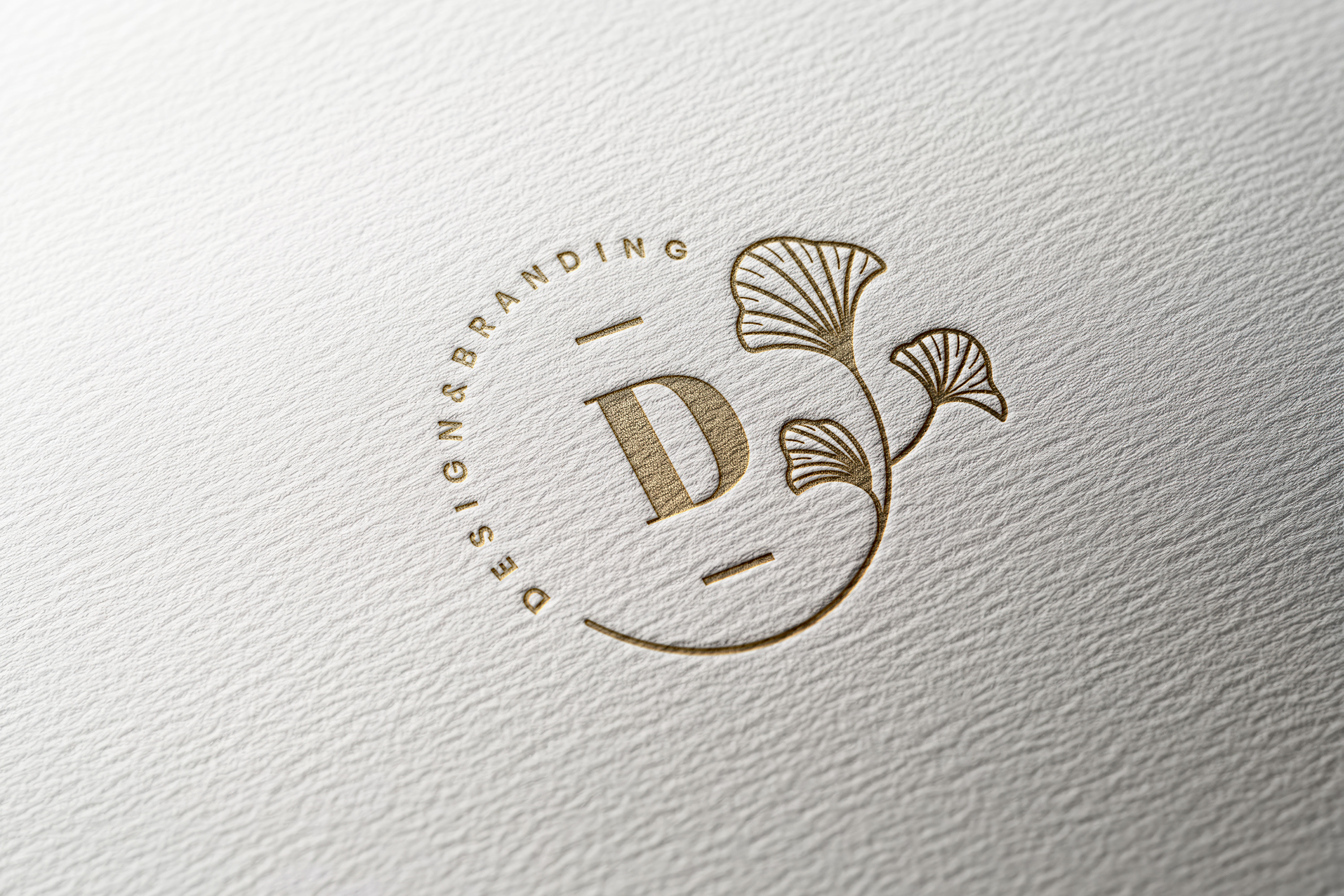 Gold Logo Mockup by Pixelbuddha on Dribbble