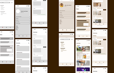 Dormitory Maintenance Program des design figma program design ui ux web design