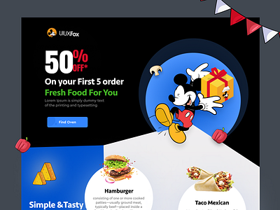 Mickey Homepage app branding design graphic design illustration logo typography ui ux vector