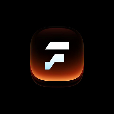 FLOW + F + S LOGOMARK ai app icon aı branding capital f finance flow gym icon logo s spor sport venture