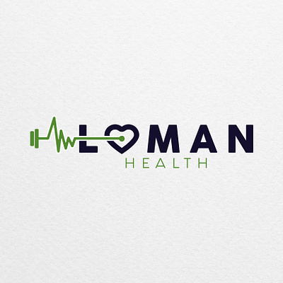 Loman Health brand designer branding course fitness fitness logo fitness motivation gym gym logo gym motivation health care health logo healthy healthy food logo designer logos online course online service