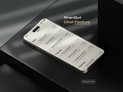 AI Chat Feature for RhenBot ai aibot chat chatapp dating dollar finance fintech fintechapp money pounds productdesigner texttospeech uidesign uiux uiuxdesigner usd uxdesigner web3