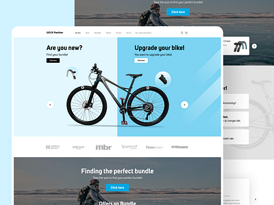 Bicycle Landing Page animation branding design graphic design illustration logo motion graphics ui vector