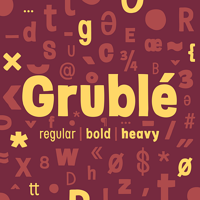 Gruble Font artistic font cartoon font company font creative font font food font hand drawn font handwritten happy font lettering lettering font logo font modern font multilingual font poster font script font stylish font trend font unique font webfont