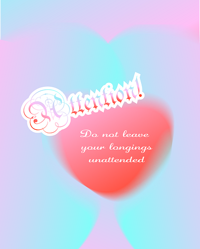 Attention! Do not leave your longings unattended adobe illustrator design graphic design illustrator visual