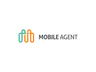 Mobile Agent Logo and Type Mark logo