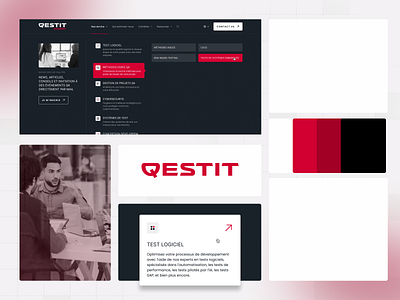 New identity for Qestit branding graphic design ui ux webdesign website