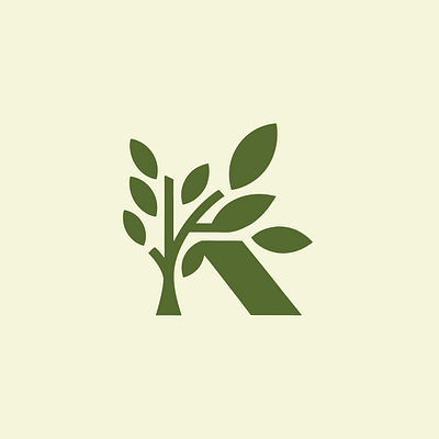 Tree Branch Letter K Logo brand design branding design graphic design lettermark lettermark logo logo logo design logotype minimalist logo symbol symbol logo symbol logo design