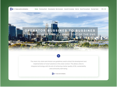 UI Web Design PT Bina Karya Persero figma ui user interface web design