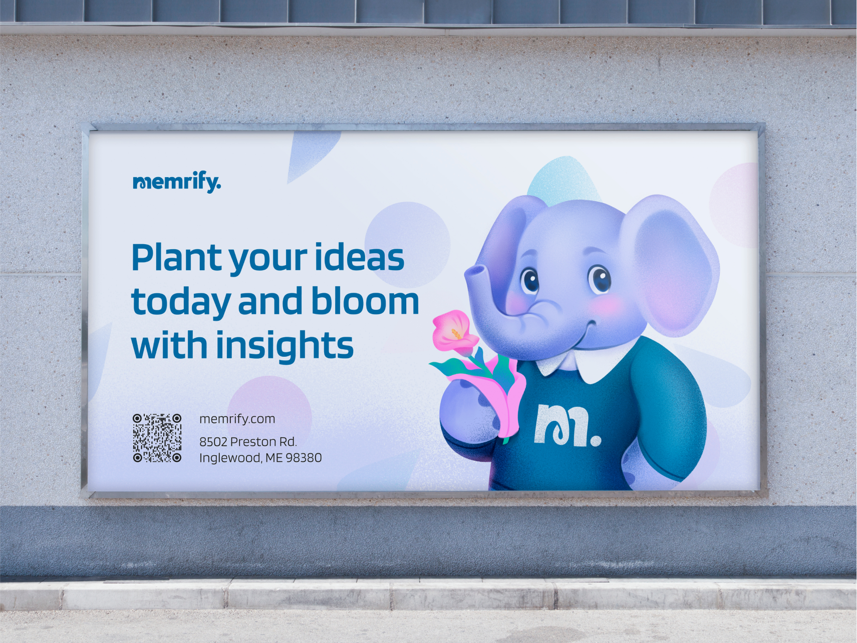 Memrify: Visual Identity System animal logo brand design branding character children graphic design illustration logo logo design mascot pattern purple social media violet visual identity