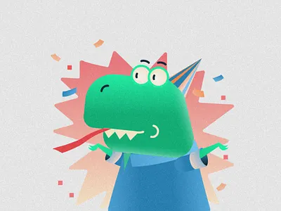 Festive T-rex animation animation animation design design motion design motion graphics