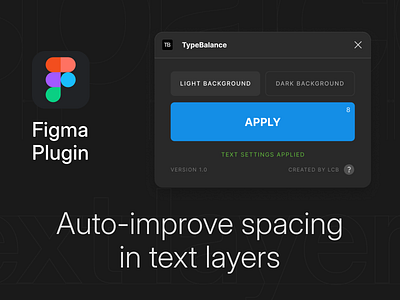 Free Figma Plugin! branding design figma free letter spacing line height plugin text typography ui uiux web design webdesign