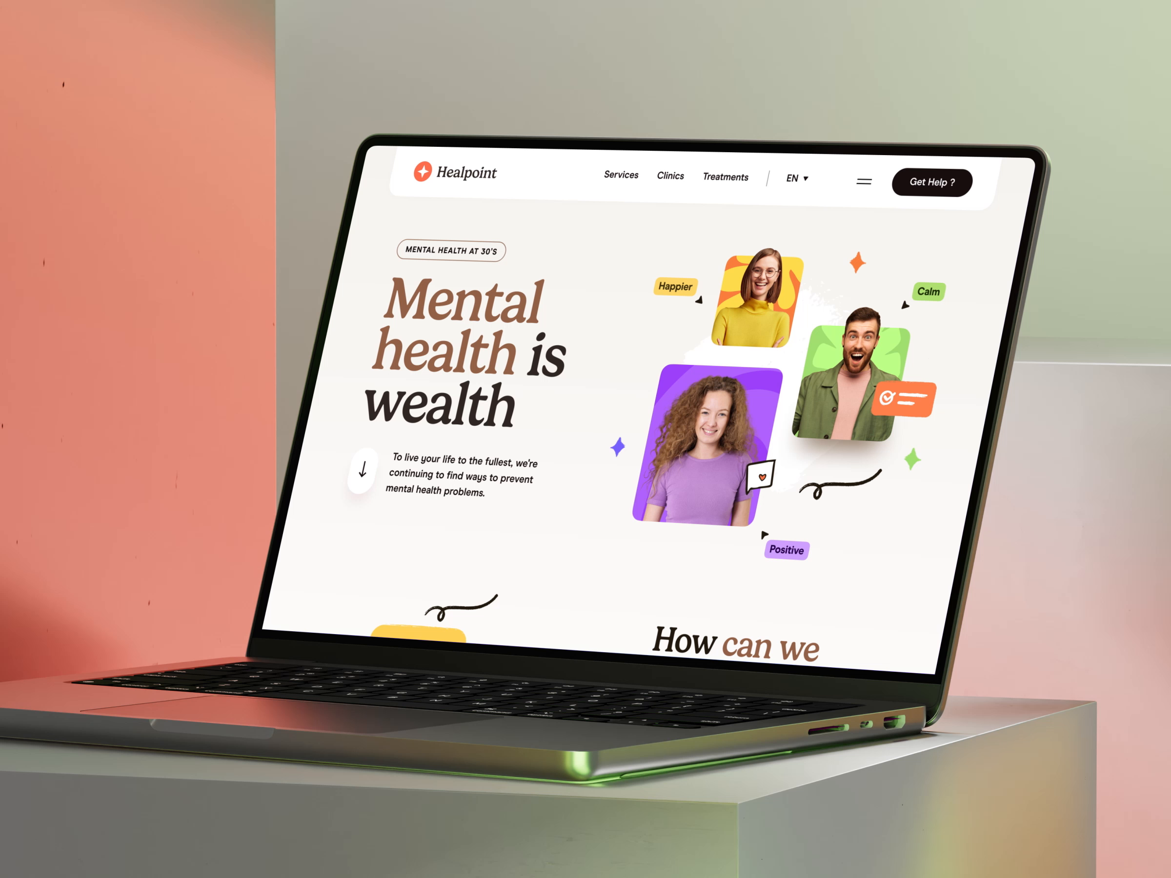 Example of Healthcare - Medical Clinic Web Design Animation