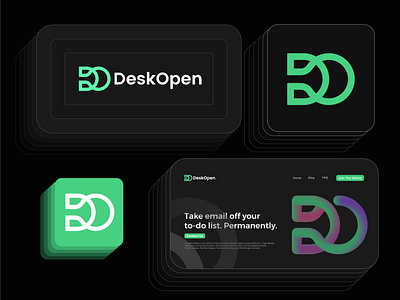 Letter D + O logo Design branding d logo d o logo letter d logo logo logo designer modern d logo o letter logo