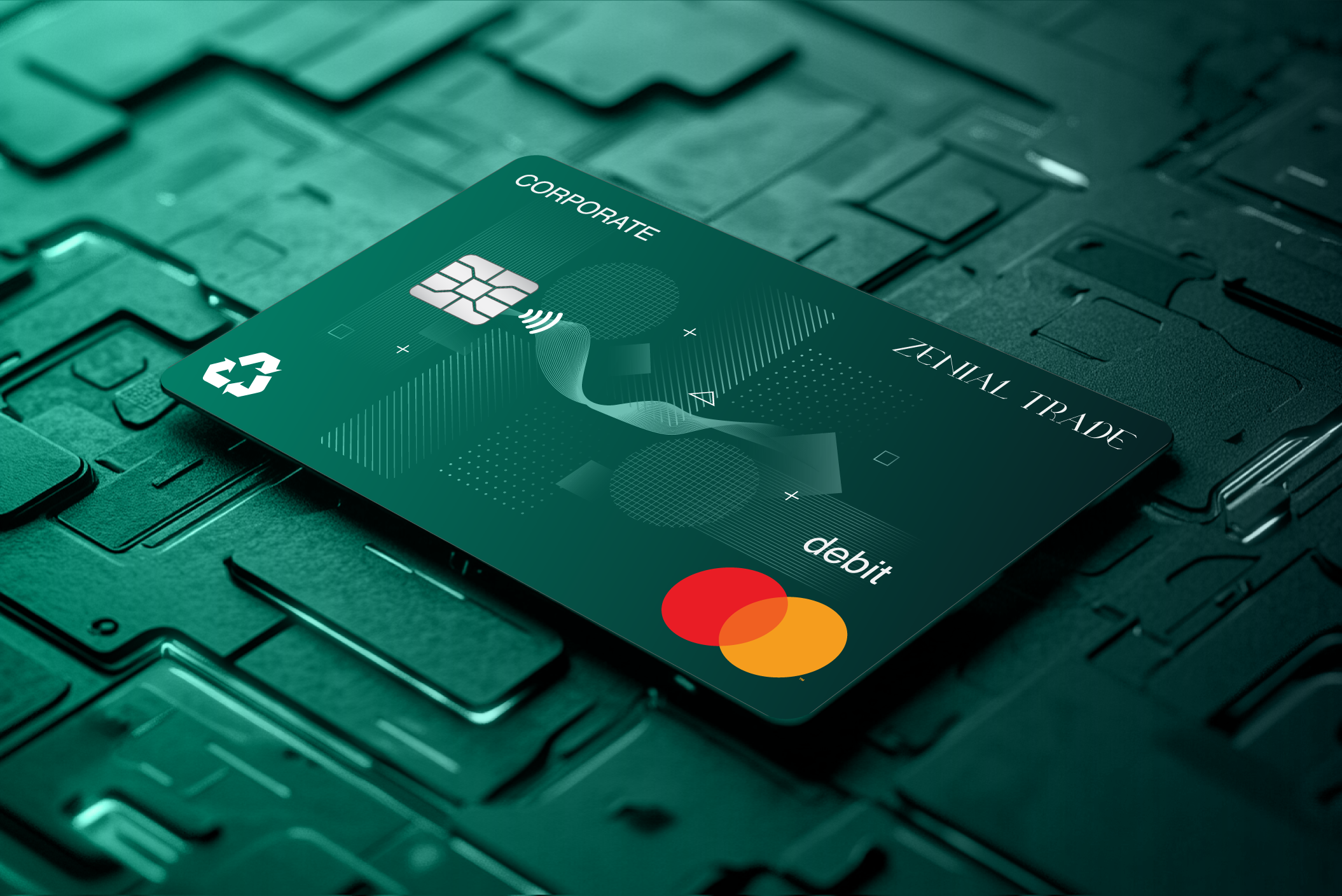 Example of Modern Credit Card & Master Card Design