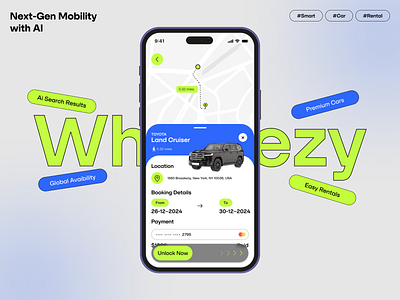 Next-Gen AI-Powered Car Rental App ai aiapp app appdesign appinterface artificialintelligence assistant carbooking carbookingapp cardetails carrental carrentalapp digitalinnovation innovativetech mobileappdesign nextgenmobility smarttech techdesign userexperience vehical