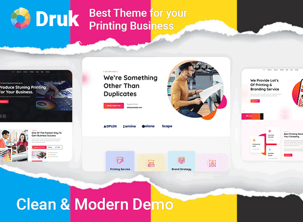 Druk - The Ultimate Printing Service WordPress Theme 🖨️✨ artists creativeservices druk graphicdesign printingbusiness printingservices webdesign wordpresstheme