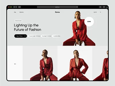 Illume Fashion Web ecommerce fashion illume fashion web ui web
