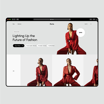 Illume Fashion Web ecommerce fashion illume fashion web ui web