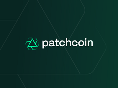 Patchcoin - Logo Design branding coin crypto currency finance gradient logo jeroen van eerden logo mining modern branding modern logo design patch tech tech logo token triangle visual identity design