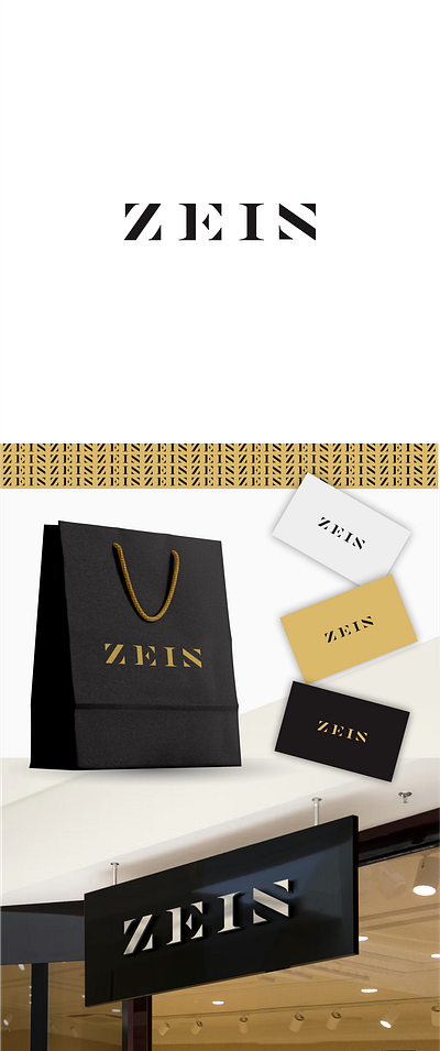 zein brand logo luxury fancy style branding branding design graphic design logo logo minimalist typography ui vector