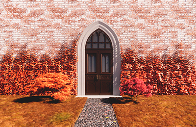 Gothic Door | 3D Design 3d 3d modeling enscape rendering rhinoceros 3d