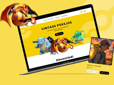 Creative Web Design/Development Template for Toys. branding designer developer programmer ui web design web development