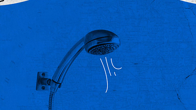 WEL Coalition - Shower animation bathroom blue collage columbus drop fluid grit line modern mograph motion graphics photo pixel park shower silver social justice texture water wave