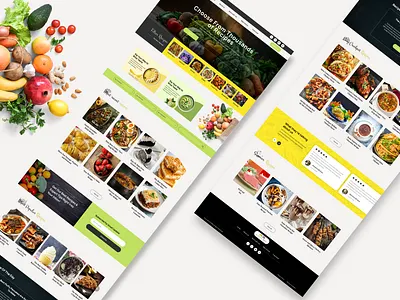 Inspiring Web Design/Development for Recipe Sharing branding designer programmer ui web designing web development
